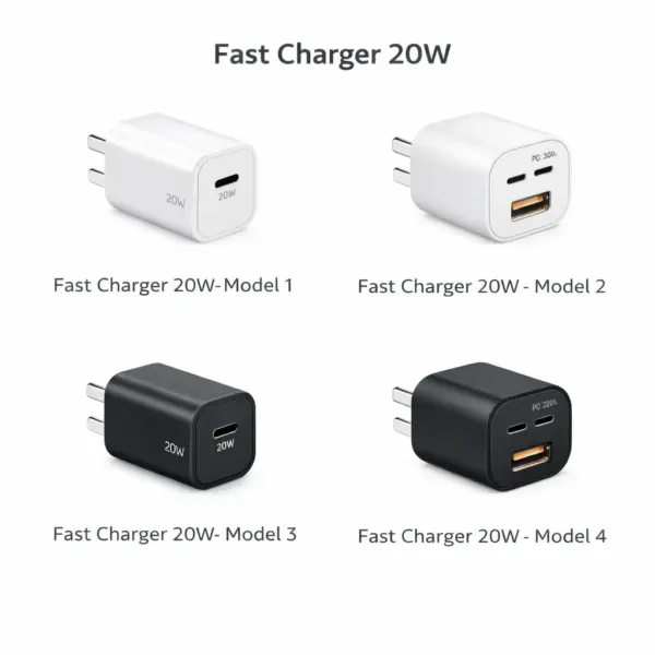 Fast Charger 20W – Model 4 – Hashmat Accessories Shop